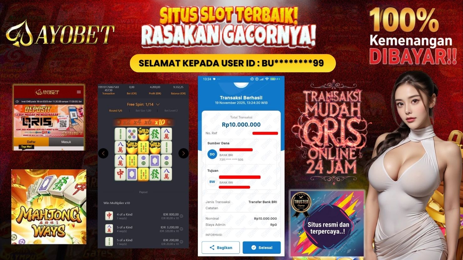 AYOBET JACKPOT SLOT MAHJONG WAYS